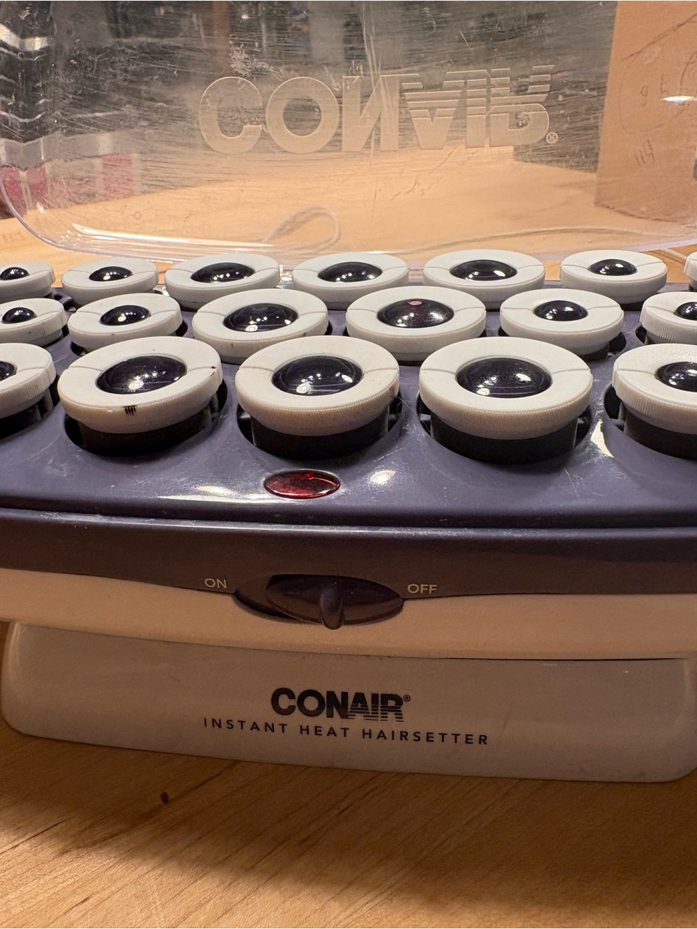 Conair White and Gray Instant Heat Hairsetter